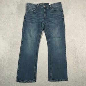 TK Axel Jeans Mens 36x30 (Fits 36x29) Straight Leg Denim Dark Wash Casual Blue